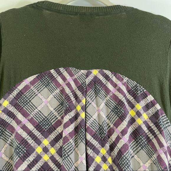 LOGO Lori Goldstein asymmetric sweater top Cashmere blend Large - Picture 4 of 10